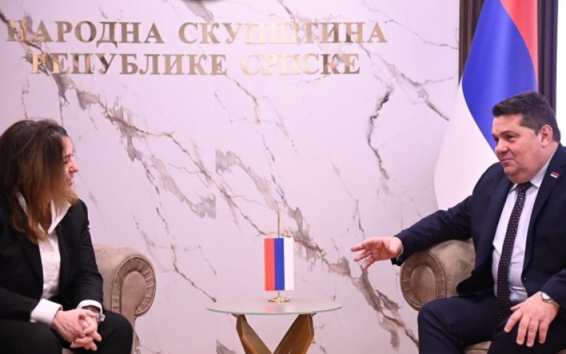 Stevandić sa ambasadorkom Italije u BiH: Politici Srpske neprihvatljiva nametanja