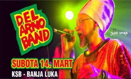 Zvuci regea u Banjaluci: Del Arno Band 14. marta u KSB-u