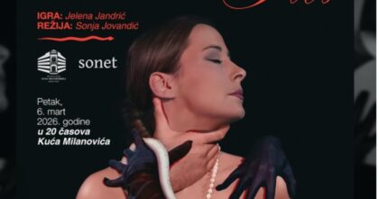 Monodrama ,,Opasan ples”: Prva predstava u Kući Milanovića