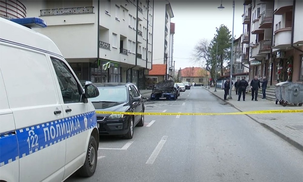Izjava policije o požaru: Mercedes najvjerovatnije namjerno zapaljen