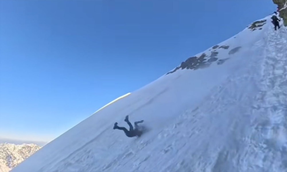 Umalo koban epilog: Planinar se survao niz planinu VIDEO