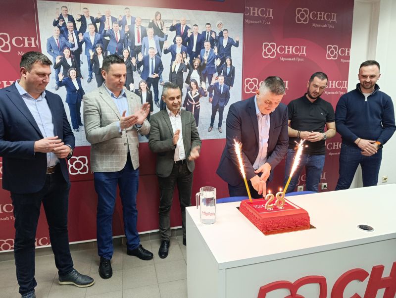 Obilježeno 28 godina od osnivanja Opštinskog odbora SNSD-a