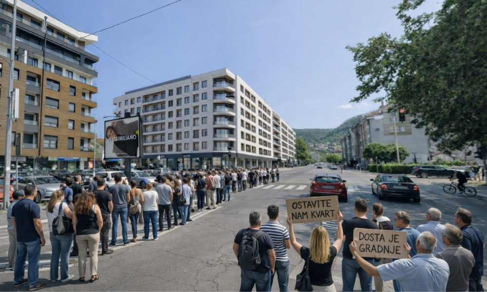 Umjesto parkinga nova zgrada: Oko 800 stanara traži da se zaustavi plan „Jug 3“ FOTO