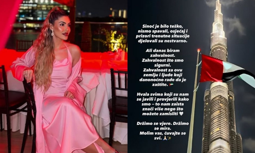 Napetosti na Bliskom istoku: Tubić opisala dramatične prizore iz Emirata FOTO