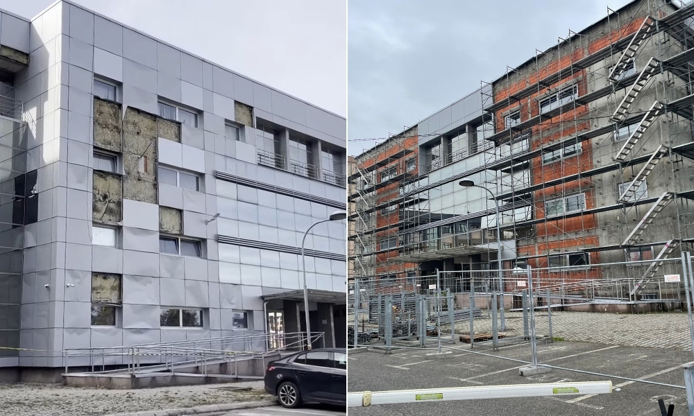 “Golo tužilaštvo” u Banjaluci: Milion KM za obnovu zgrade sa koje su padali limeni paneli FOTO