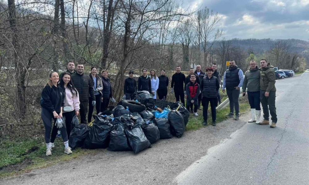 Akcija čišćenja na Majevici: Uklonjeno više od 15 tona otpada iz prirode FOTO