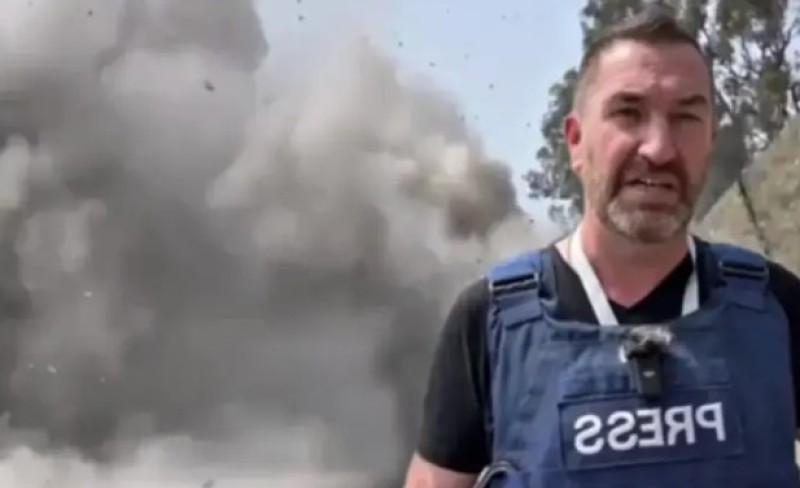 Dramatično! Raketa pala pored ruskog novinara, hitno prebačen u bolnicu VIDEO