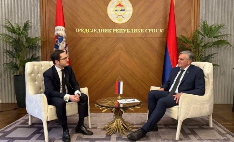 Predsjednik Srpske sa ambasadorom Francuske: Institucije opredijeljene za očuvanje mira