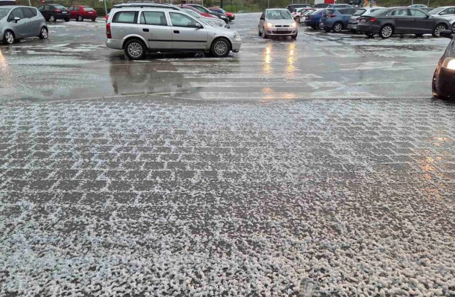 Nevrijeme u BiH: Led veličine oraha u Neumu i Međugorju, ali i drugim mjestima VIDEO