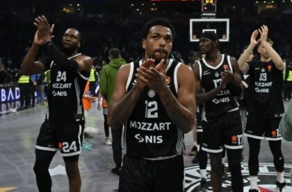 Partizan slavio u Parizu: Crno-bijeli rutinski do nove pobjede u Evroligi