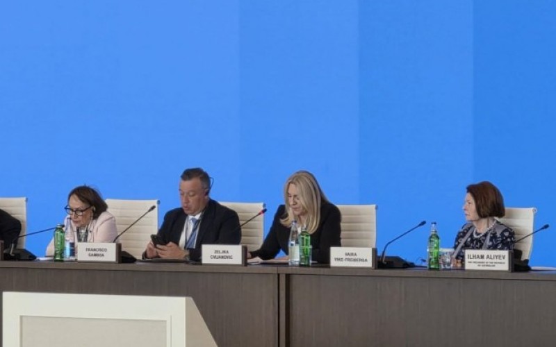 Cvijanovićeva na Global forumu u Bakuu: Premošćavanje podjela u svijetu tranzicije