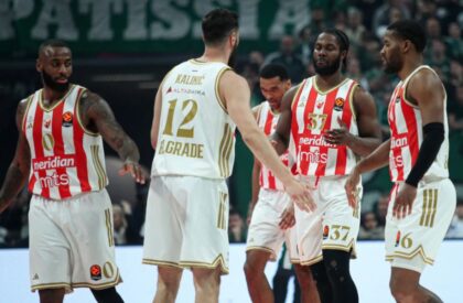 Velika pobjeda crveno-bijelih: Crvena zvezda poslije drame i produžetka pobijedila Baskoniju.