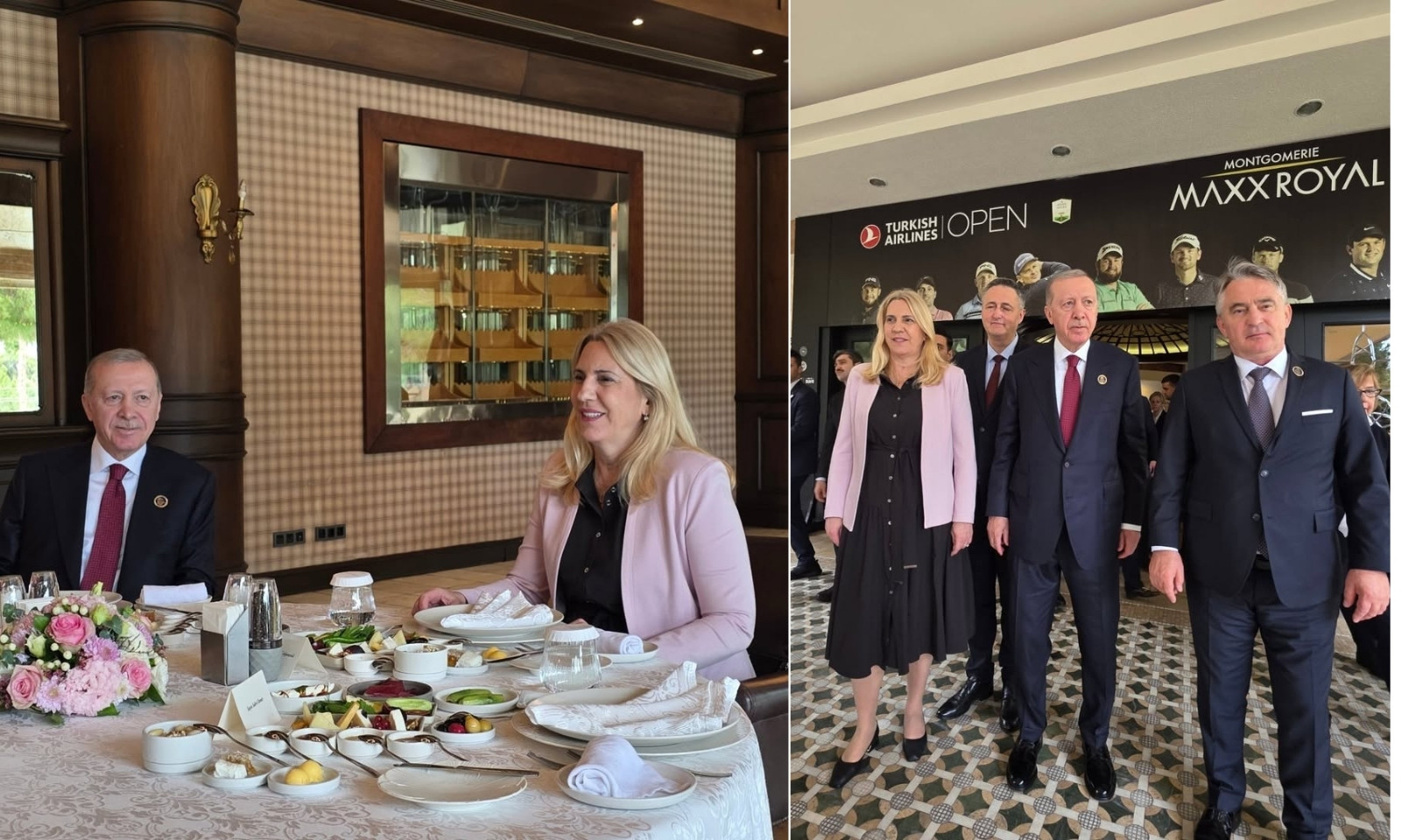 Željka Cvijanović i Erdogan za istim stolom: Radni doručak u Antaliji VIDEO