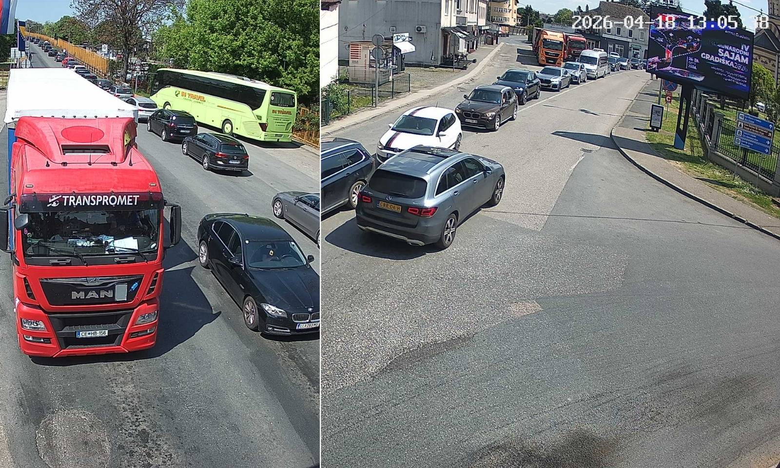 Pojačan saobraćaj na Gradišci i Donjoj Gradini: Evo gdje se najduže čeka