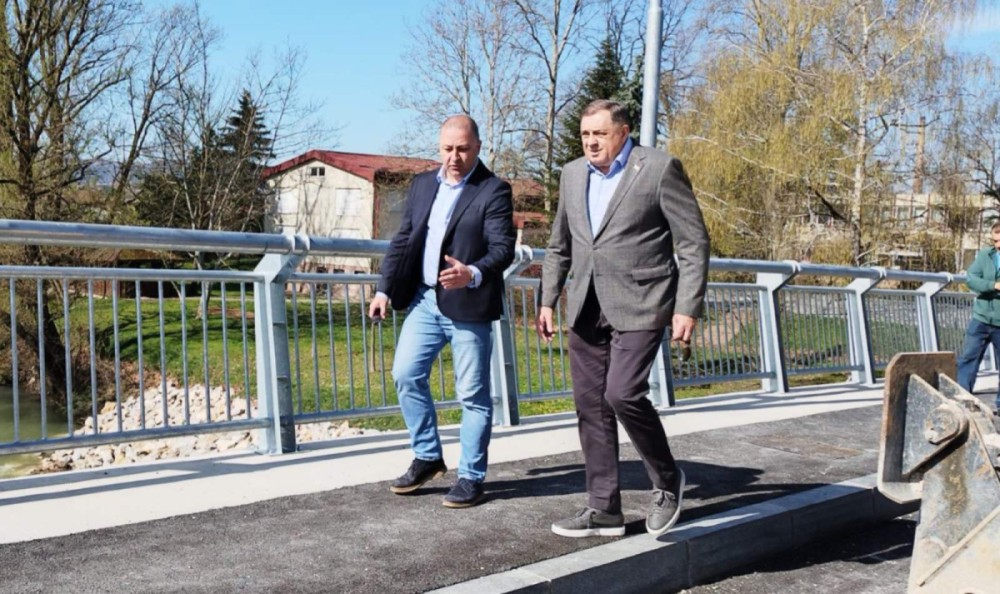 Dodik na mostu u Česmi: Naredni korak saobraćajnica prema Vrbanji i Čelincu