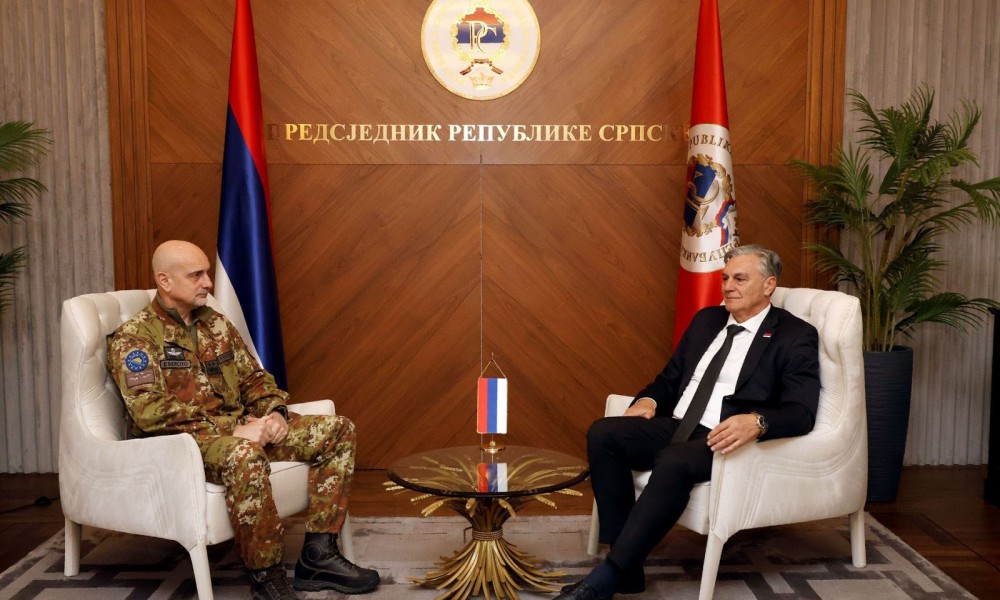 Susret u Banjaluci: Predsjednik Srpske sa komandantom EUFOR-a