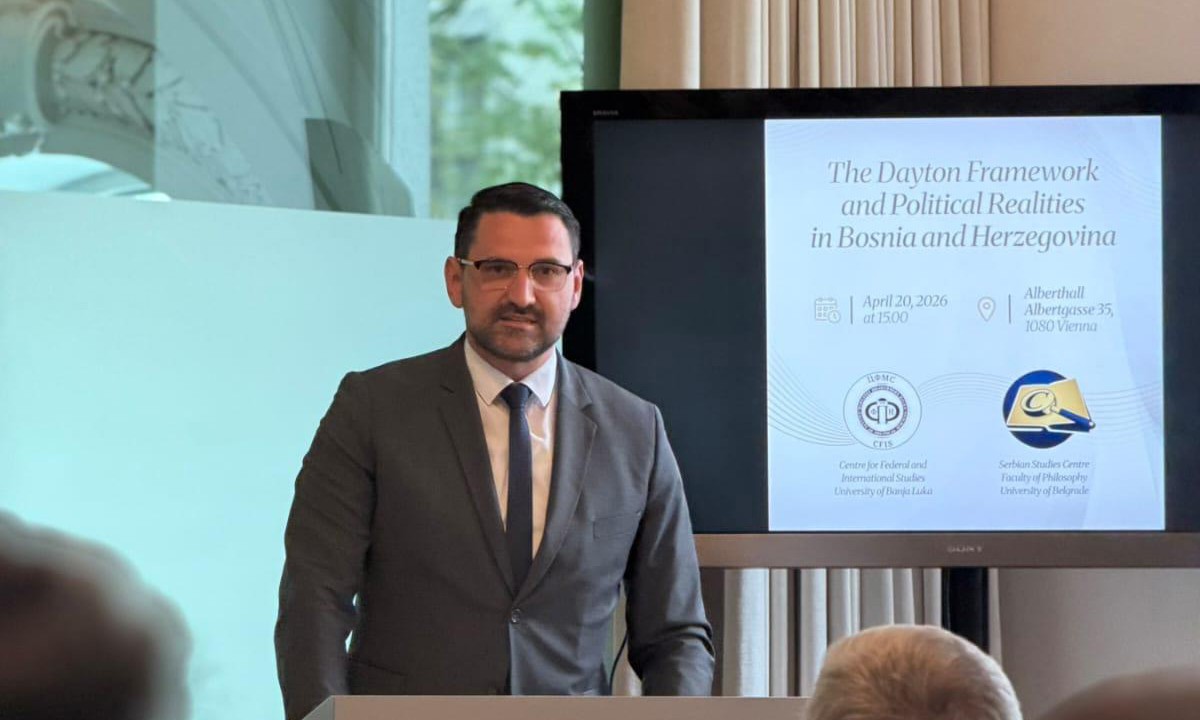 Klokić poručio u Beču: Evropski put uz puno poštovanje nadležnosti Srpske