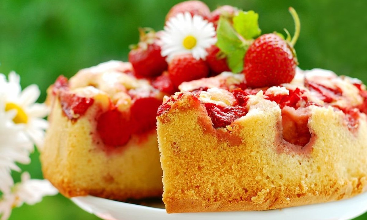 Provjereno, najbolji: Stari recept za žuti kolač sa jagodama, mjere na šolje