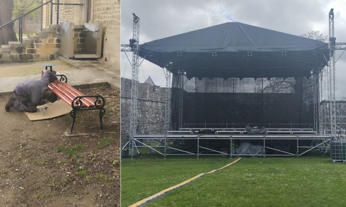 Klupe na popravci, zapelo kod srca: Kastel se priprema za Dan grada FOTO