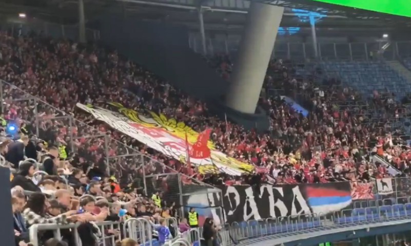 Neočekivano jedinstvo: Rivali Spartak i Zenit podržali Srbiju na tribinama VIDEO