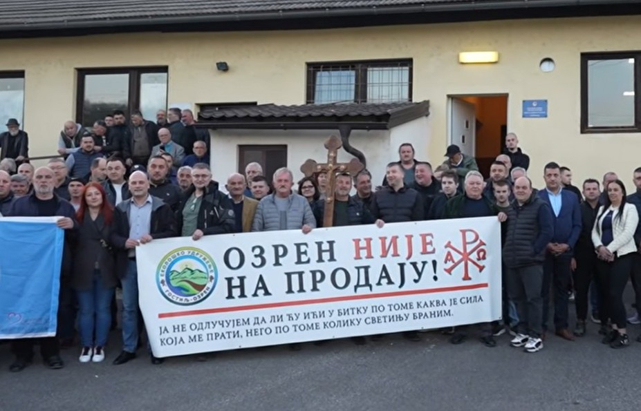Građani Ozrena protiv rudnika: Neće o nama odlučivati Banjaluka VIDEO