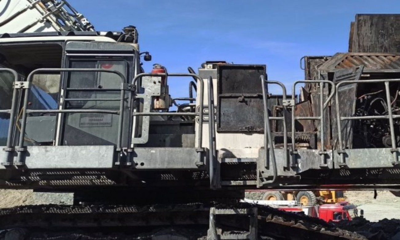 Požar na kopu u Ugljeviku: Zapalio se bager, radnici spriječili katastrofu