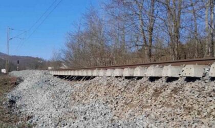Deformacija kolosijeka zbog klizišta: Zatvorena dionica pruge u Srpskoj