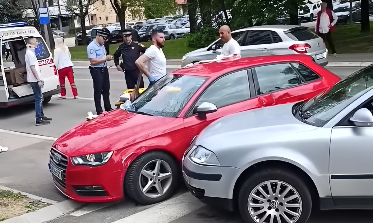 Sudar u centru Banjaluke: Na licu mjesta policija i Hitna pomoć VIDEO