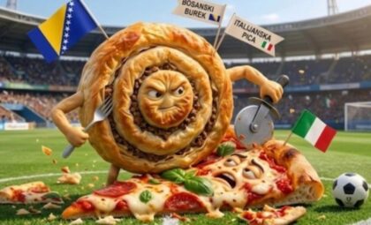 Burek protiv pice: Viralna slika nakon meča BiH i Italije zapalila mreže VIDEO, FOTO