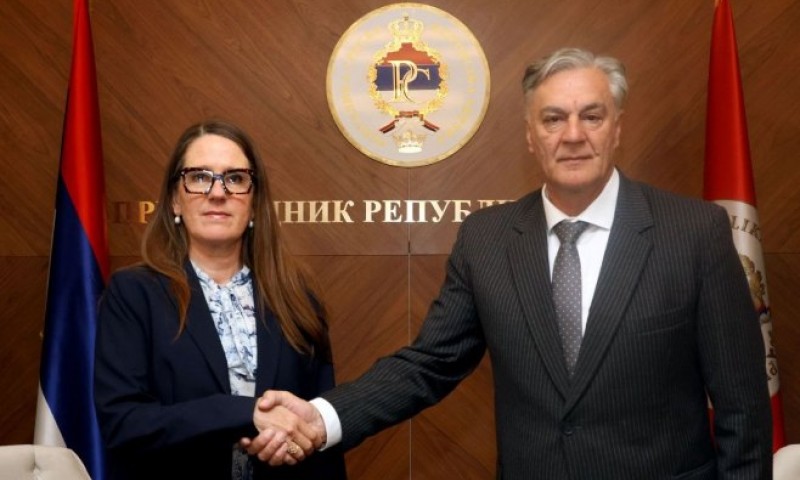 Karan sa ambasadorkom Lagerlef: Razgovarano o aktuelnoj političkoj i ekonomskoj situaciji