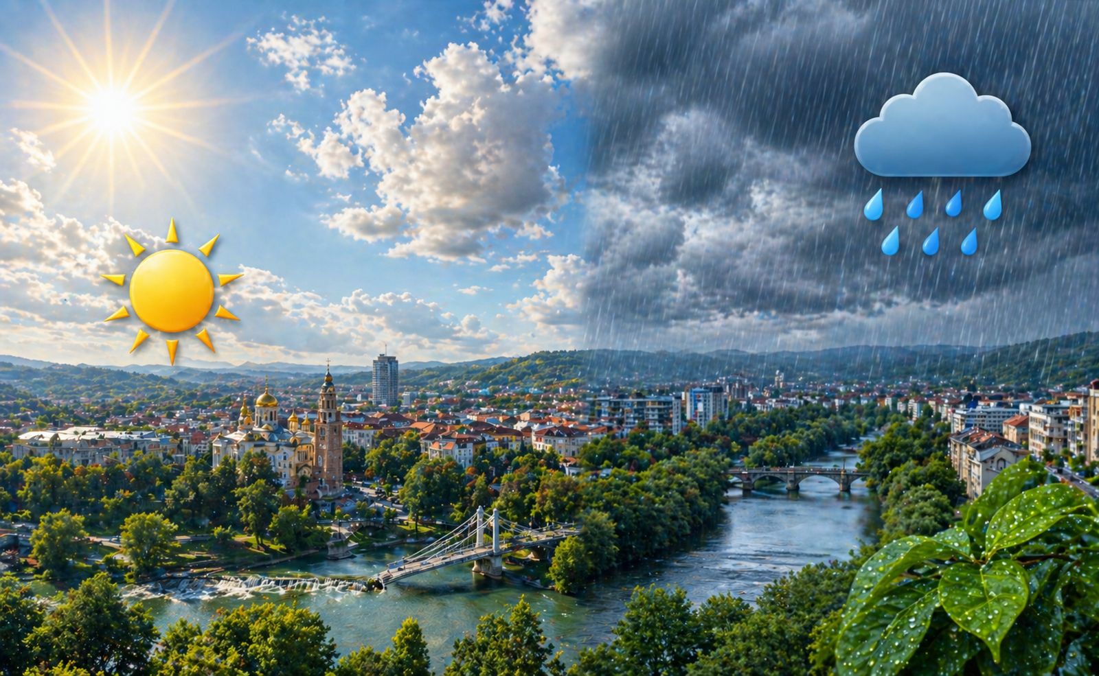 Početak sedmice promjenljiv: Sunce, pa kiša i pad temperature