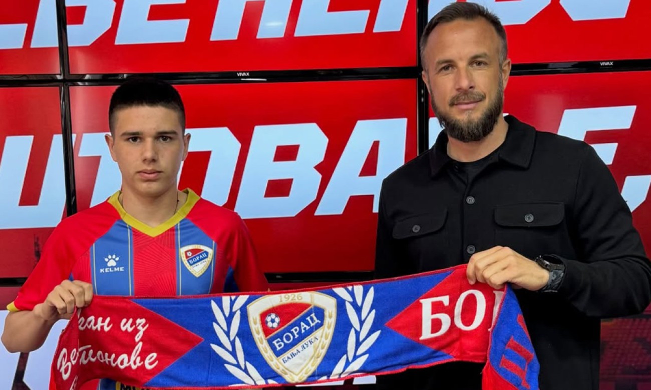 Talentovani vezista FK Borca potpisao trogodišnji ugovor: Marjanović stigao do dresa prvog tima FOTO