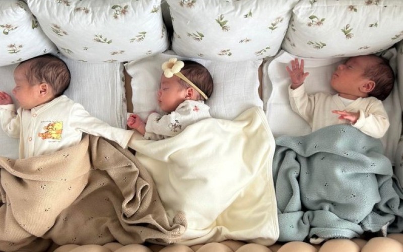 Radost u domu Vujnića: Ministarka posjetila prve trojke u Šipovu