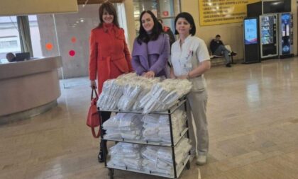 Značajna donacija: Klinika za ginekologiju UKC-a Srpske dobila posteljinu