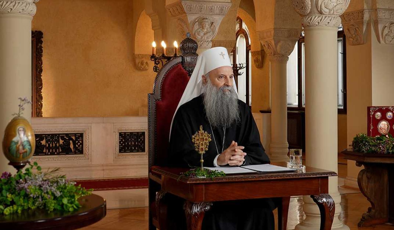 Patrijarh Porfirije u Vaskršnjoj poslanici: Molimo se za naš narod, ljubav prema Kosovu mora biti djelo, ne riječ VIDEO