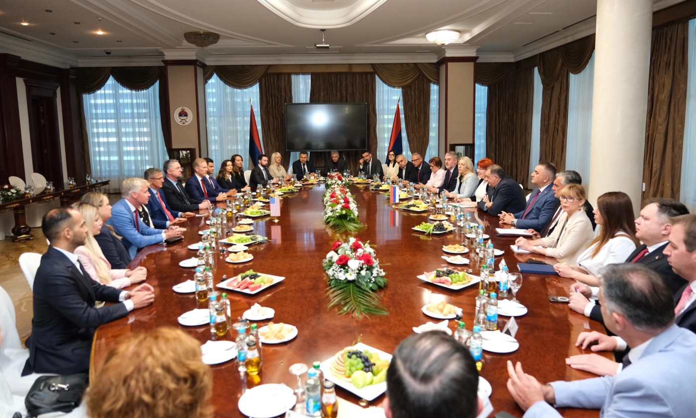 Dodik sa Flinom: Nastavljamo da gradimo uspješniju budućnost Srpske FOTO