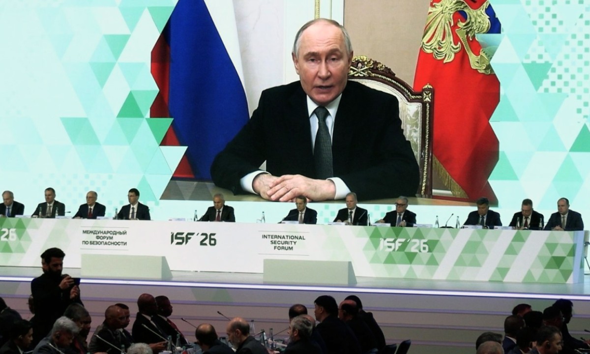 Putin se obratio učesnicima bezbjednosnog foruma: Terorizam ozbiljna prijetnja VIDEO