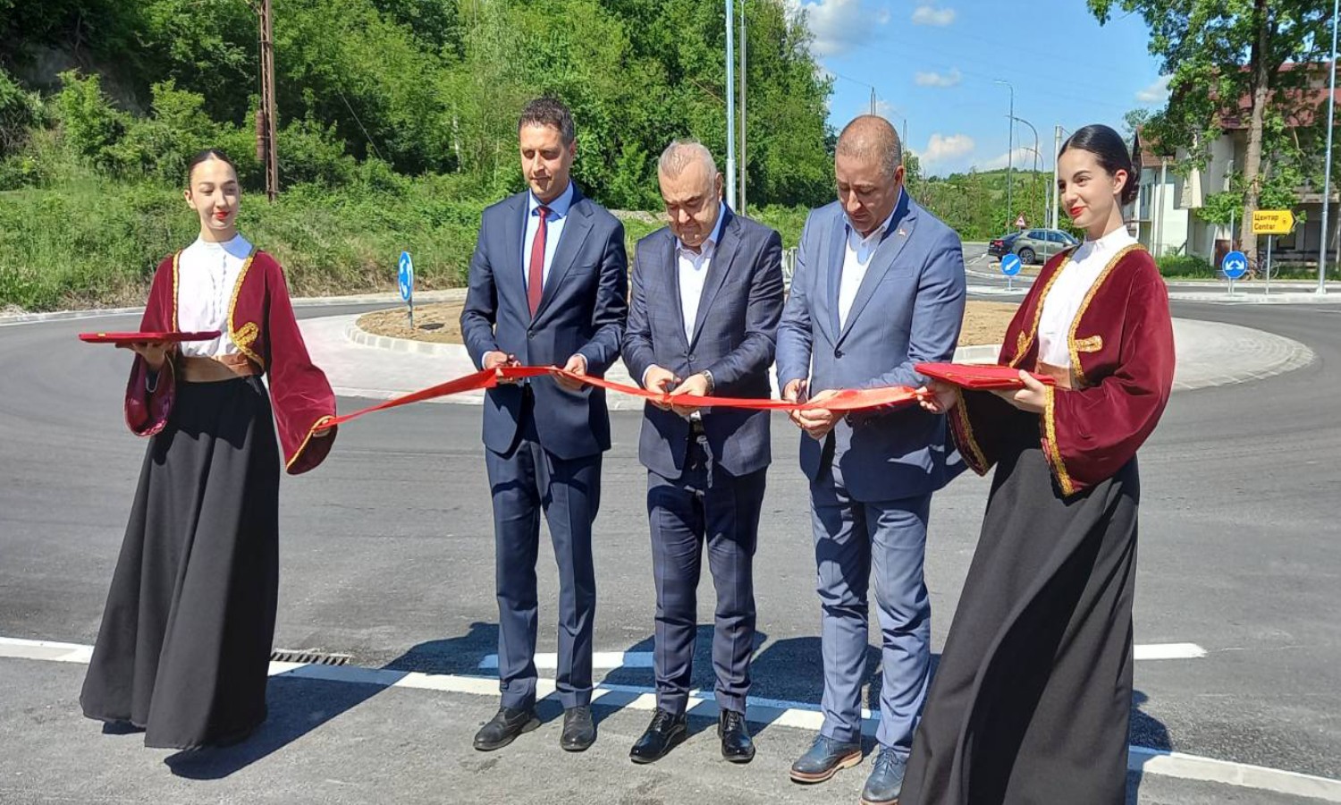Kružni tok u Čelincu pušten u saobraćaj: Svečanost povodom izgradnje