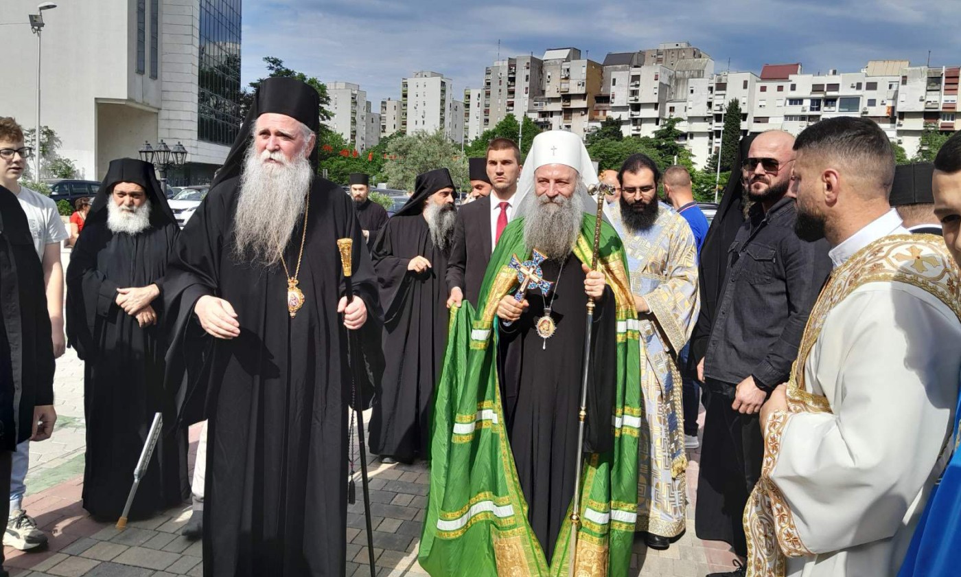 Patrijarh Porfirije stigao u Podgoricu: U toku Sveta patrijarška liturgija
