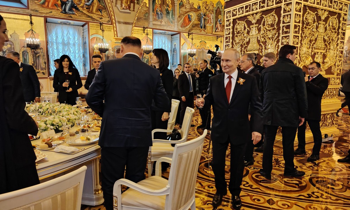 Istaknuto mjesto za Srpsku u Moskvi: Karan, Stevandić i Dodik na svečanom prijemu kod Putina