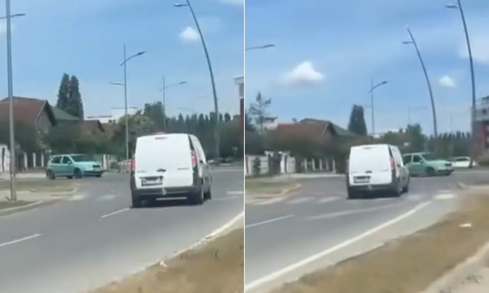 Kombi vozio u kontrasmjeru: Ušao direktno u kružni tok među automobile VIDEO