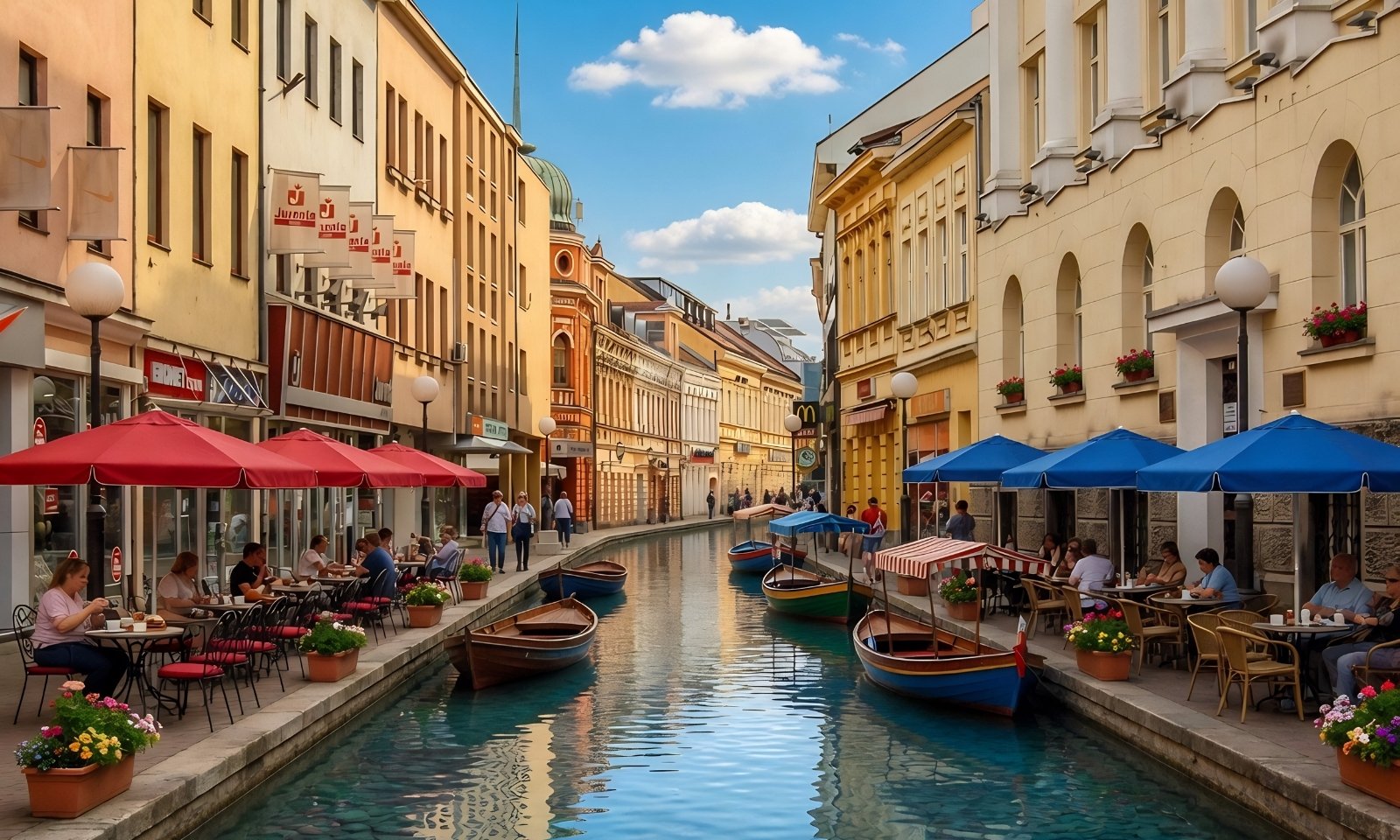 Od Gospodske do kafanske: Kako je centar Banjaluke postao „Venecija“ FOTO