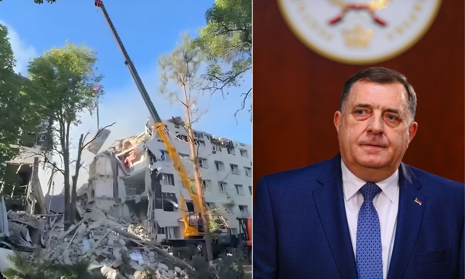 Dodik osudio napad na studentski kampus: Ovo je težak ratni zločin VIDEO