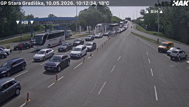 Spojili se granični prelazi: Velike gužve na GP Gradiška VIDEO
