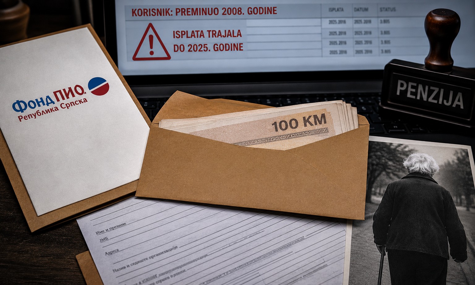 Penzionerski triler u Banjaluci: Primale penziju mrtvog čovjeka 17 godina i „digle“ 100.000 KM!