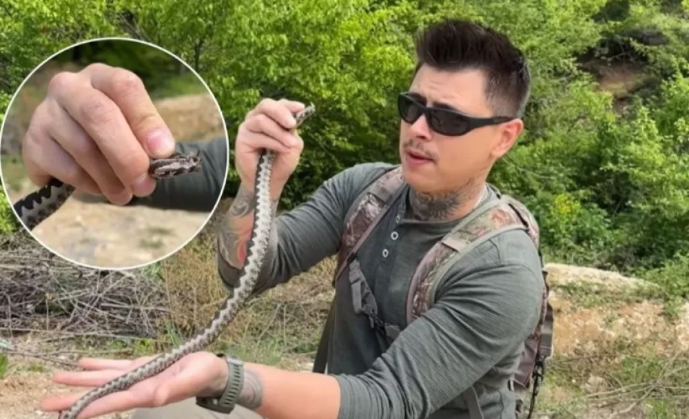 Gore društvene mreže: Influenser iz BiH rukama uhvatio poskoka