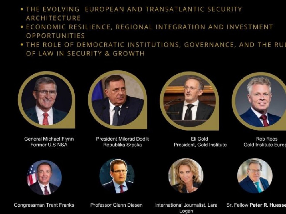 Gold institut organizuje: U Banjaluci prvi Evropski samit o ekonomiji i bezbjednosti
