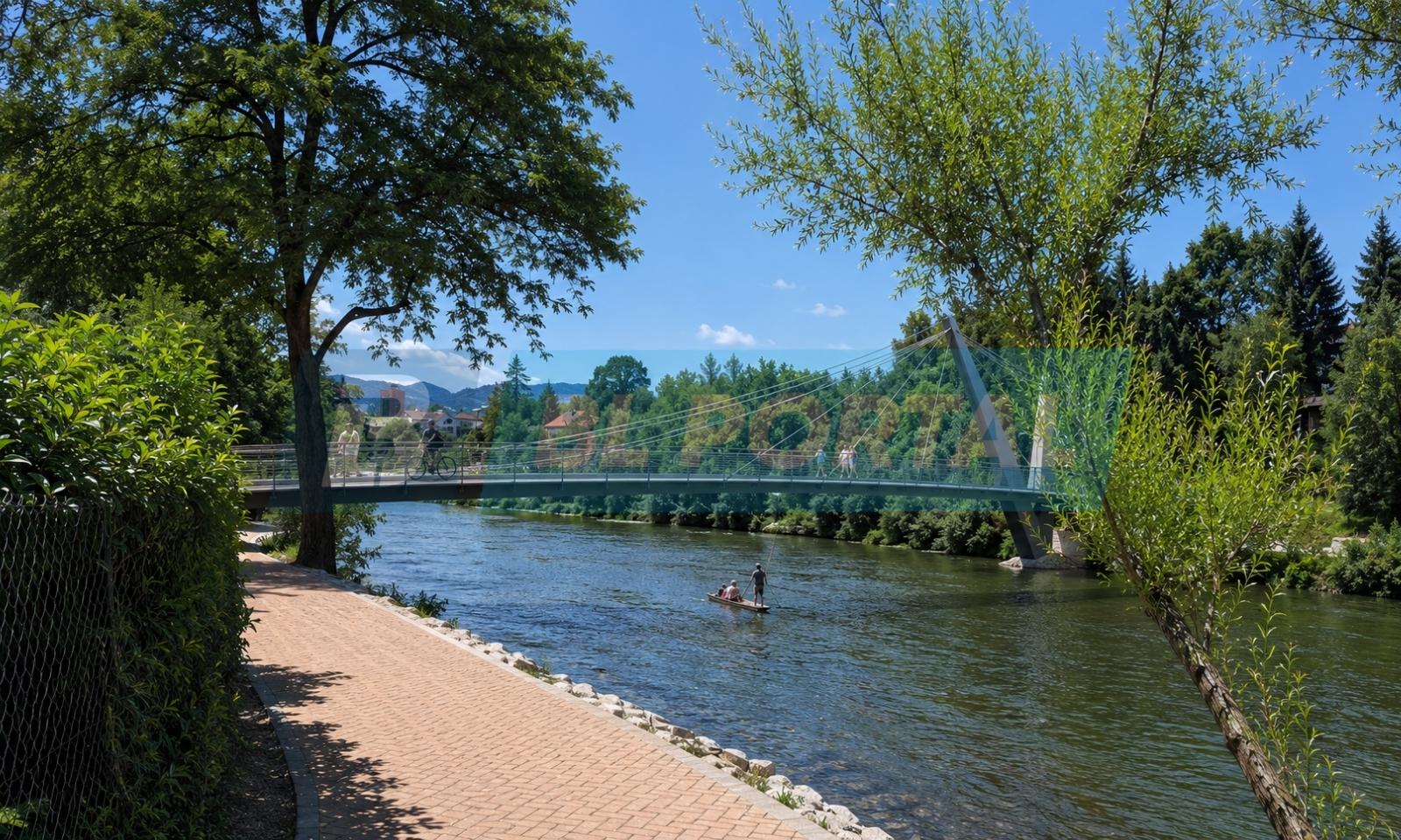 Novi most kod “Glasa Srpske”: Pješačko-biciklistički prelaz povezaće Obilićevo i Kočićev vijenac FOTO