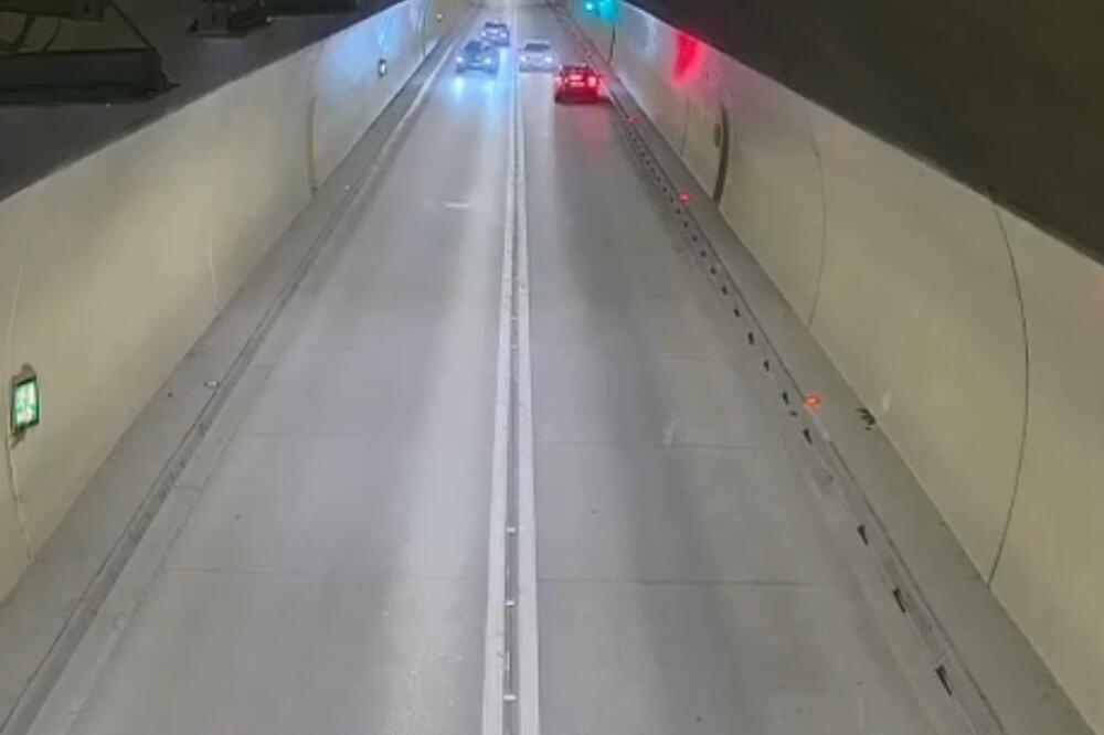 Šok snimak iz Bara: Preticao u tunelu VIDEO