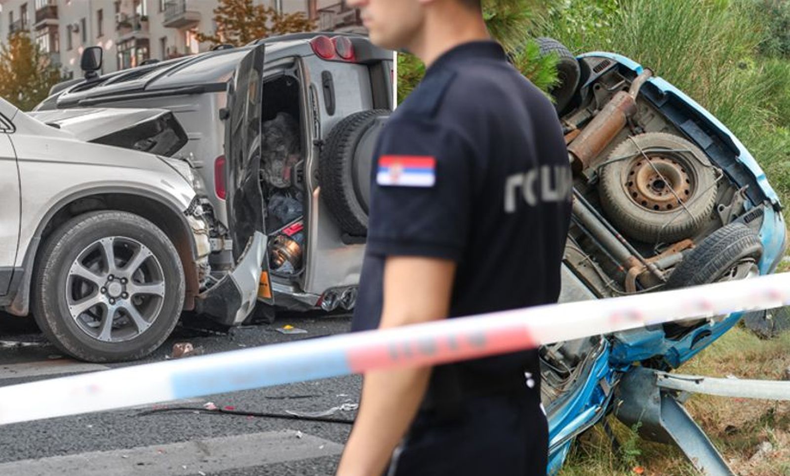 U sudara tri automobila više povrijeđenih osoba, među njima i dijete